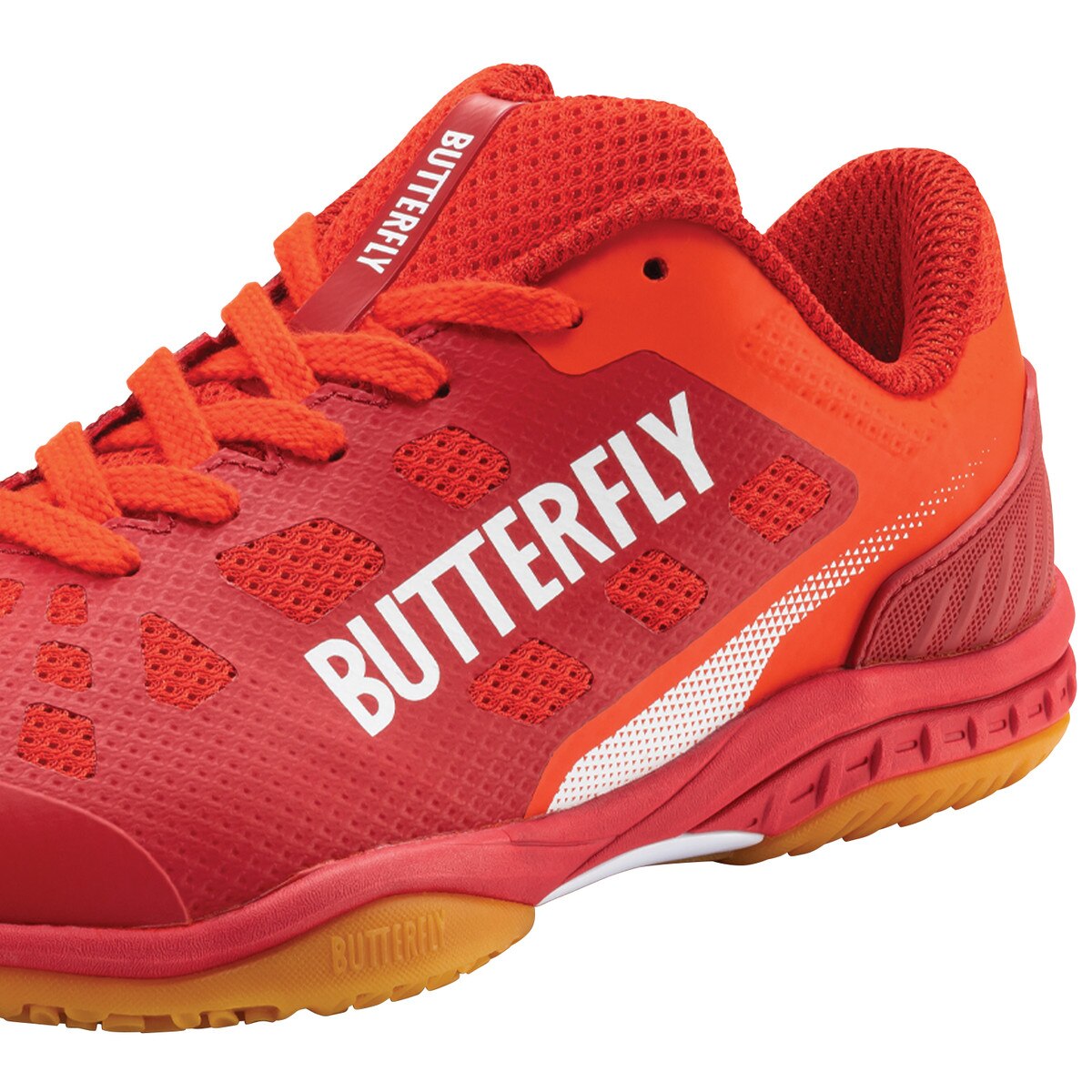 Lezoline Levalis Shoes Flash Red Table Tennis Shoe, Heal Zoom